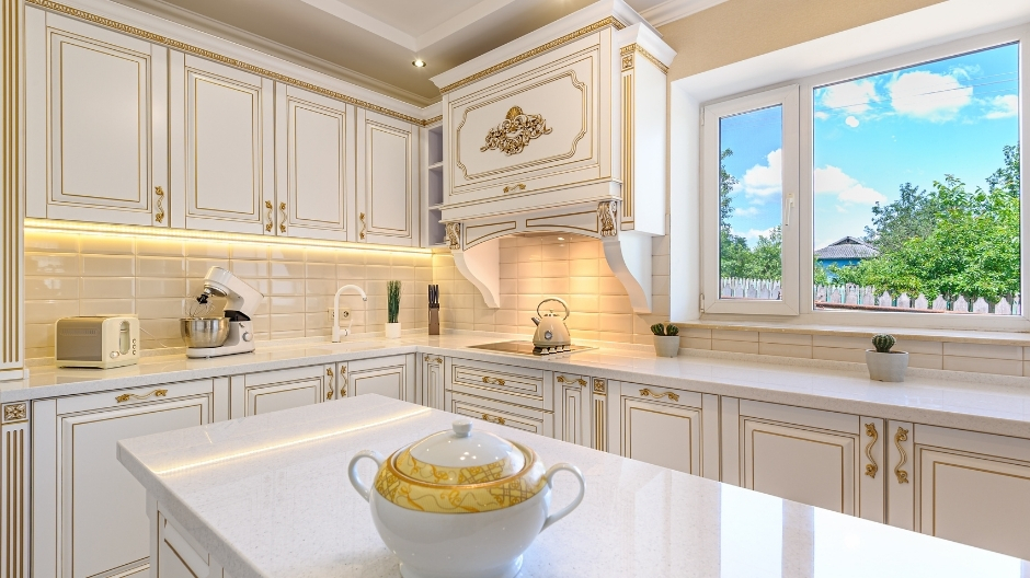 Không gian bếp phong cách tân cổ điển sáng tạo và nổi bật