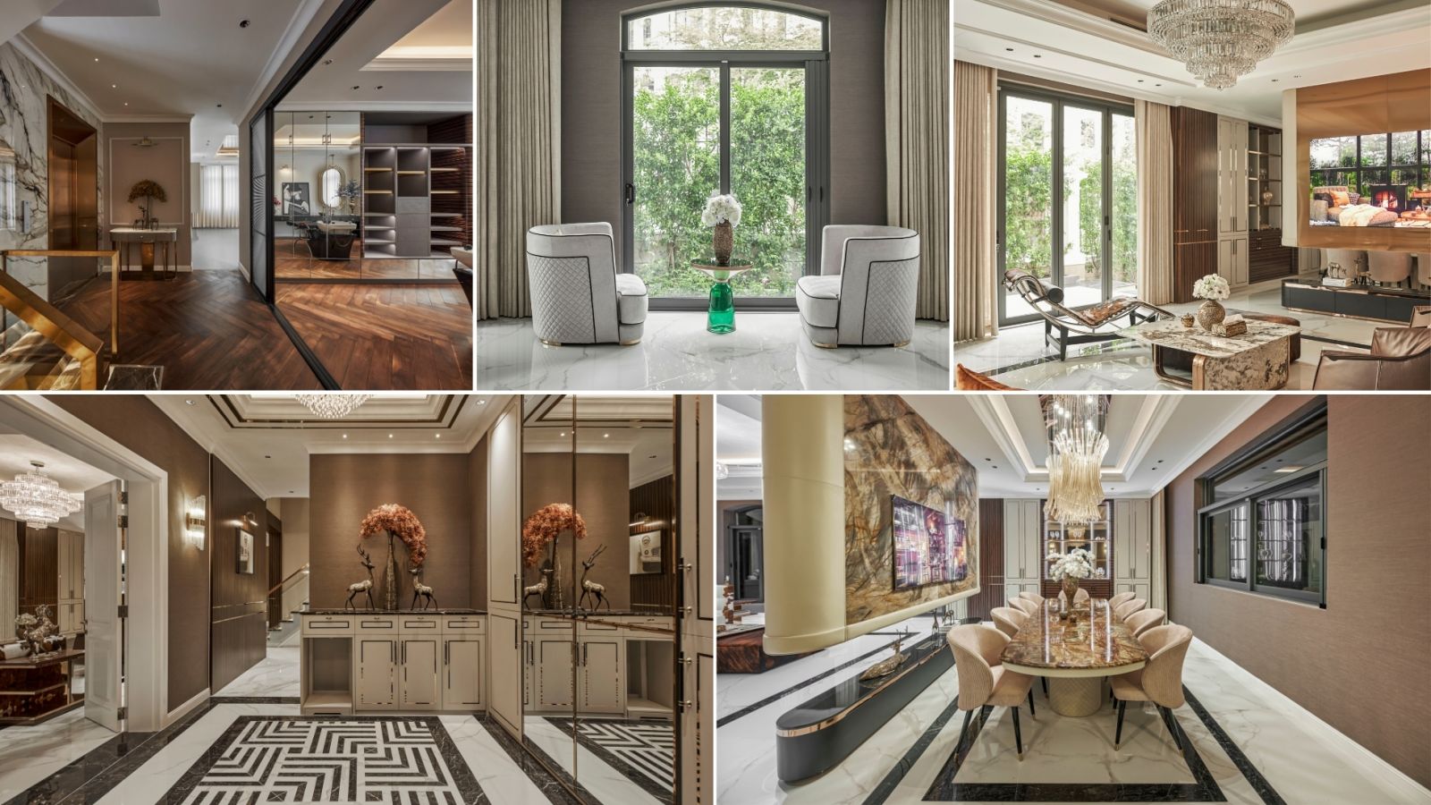 Thiết kế nội thất biệt thự Victoria của LU Design