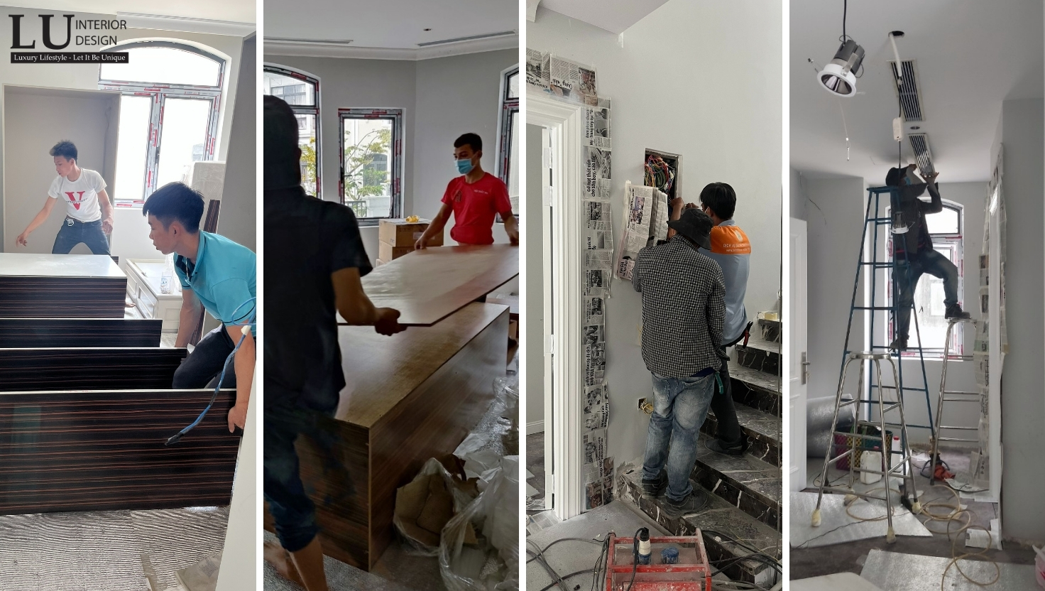Thi công nội thất biệt thự theo quy trình chuẩn quốc tế