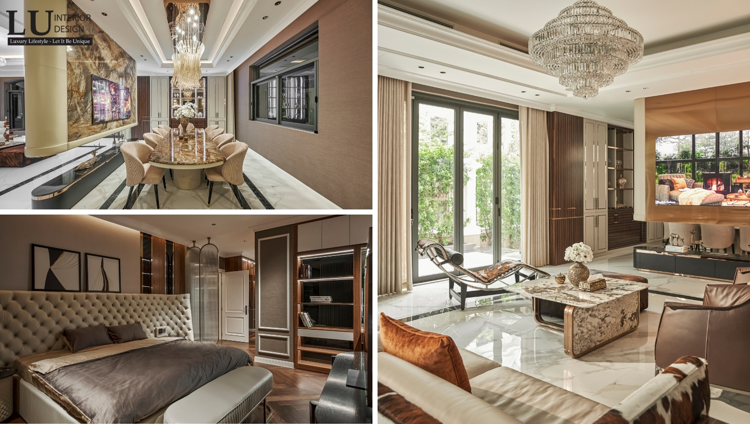Nội thất biệt thự Victoria được hoàn thiện từ bàn tay khéo léo của đội ngũ LU Design