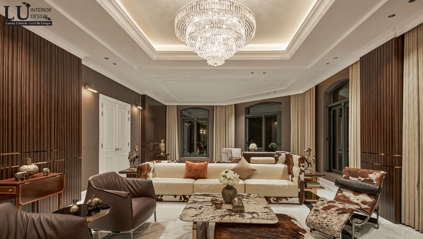 phòng khách biệt thự Victoria
