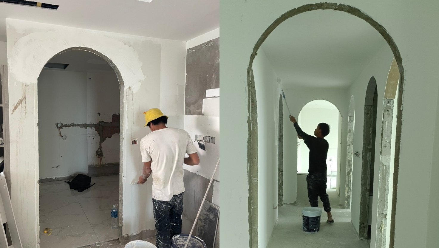 Quy trình thi công nội thất cao cấp LU Design - giai đoạn định hình không gian nội thất chuẩn mực