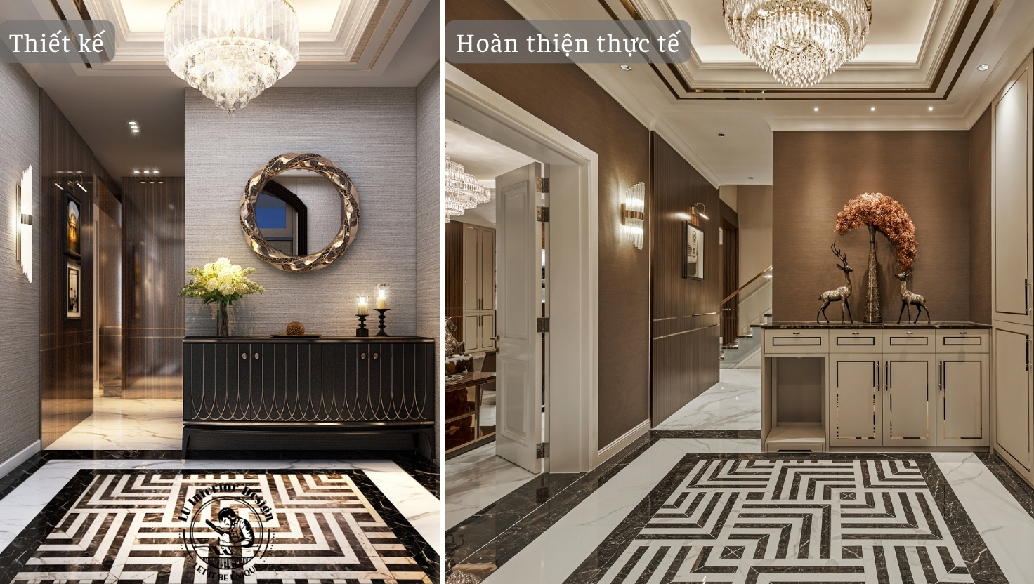 Không gian nội thất cao cấp thực tế hoàn thiện bởi LU Design, minh chứng chất lượng và sự hài lòng của khách hàng