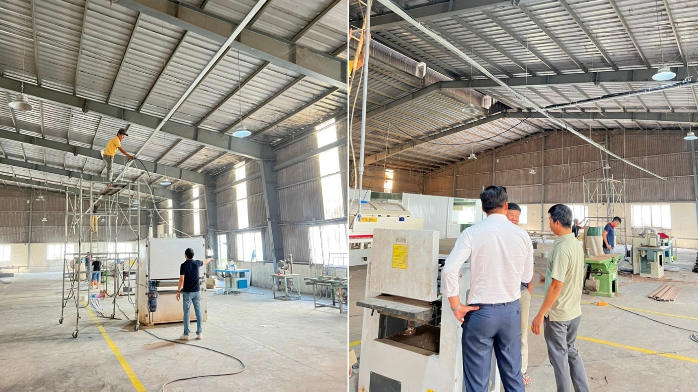 Xưởng sản xuất nội thất của LU Design