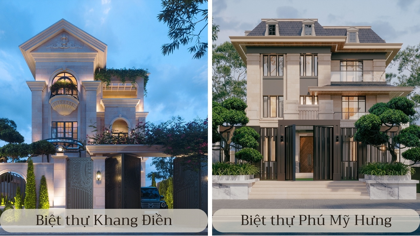 Thiết kế kiến trúc biệt thự sang trọng của LU Design